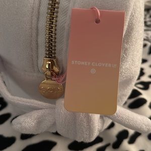 NWT Stoney Clover Large X Target White Pouch